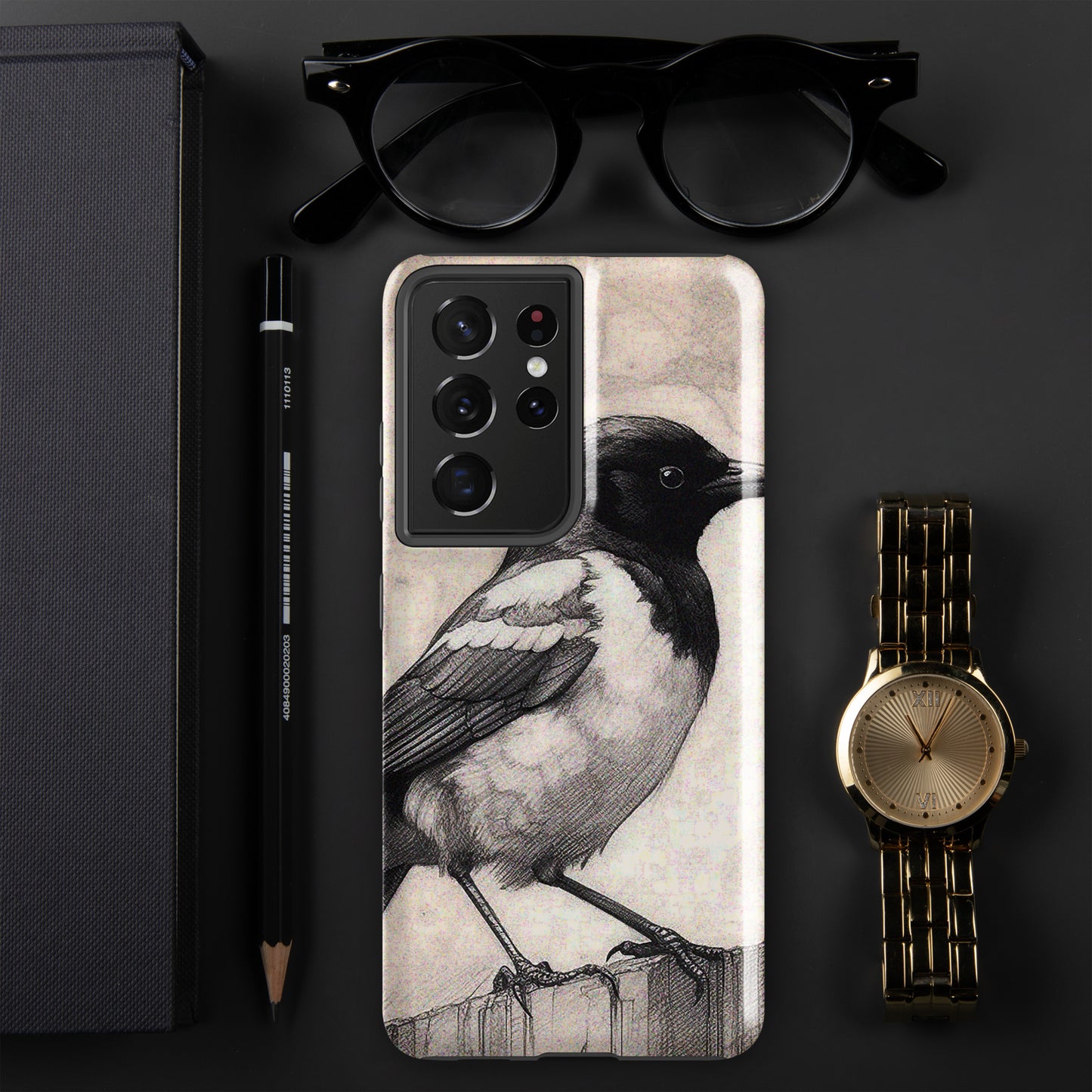 Magpie Bird Art Tough case for Samsung®