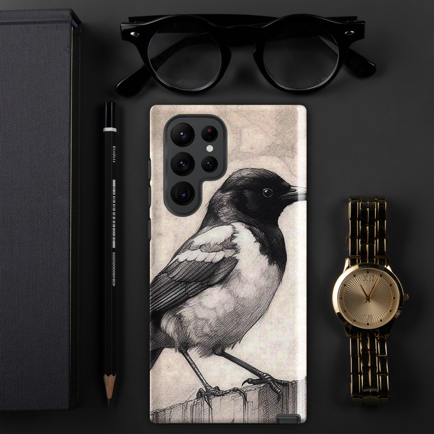Magpie Bird Art Tough case for Samsung®