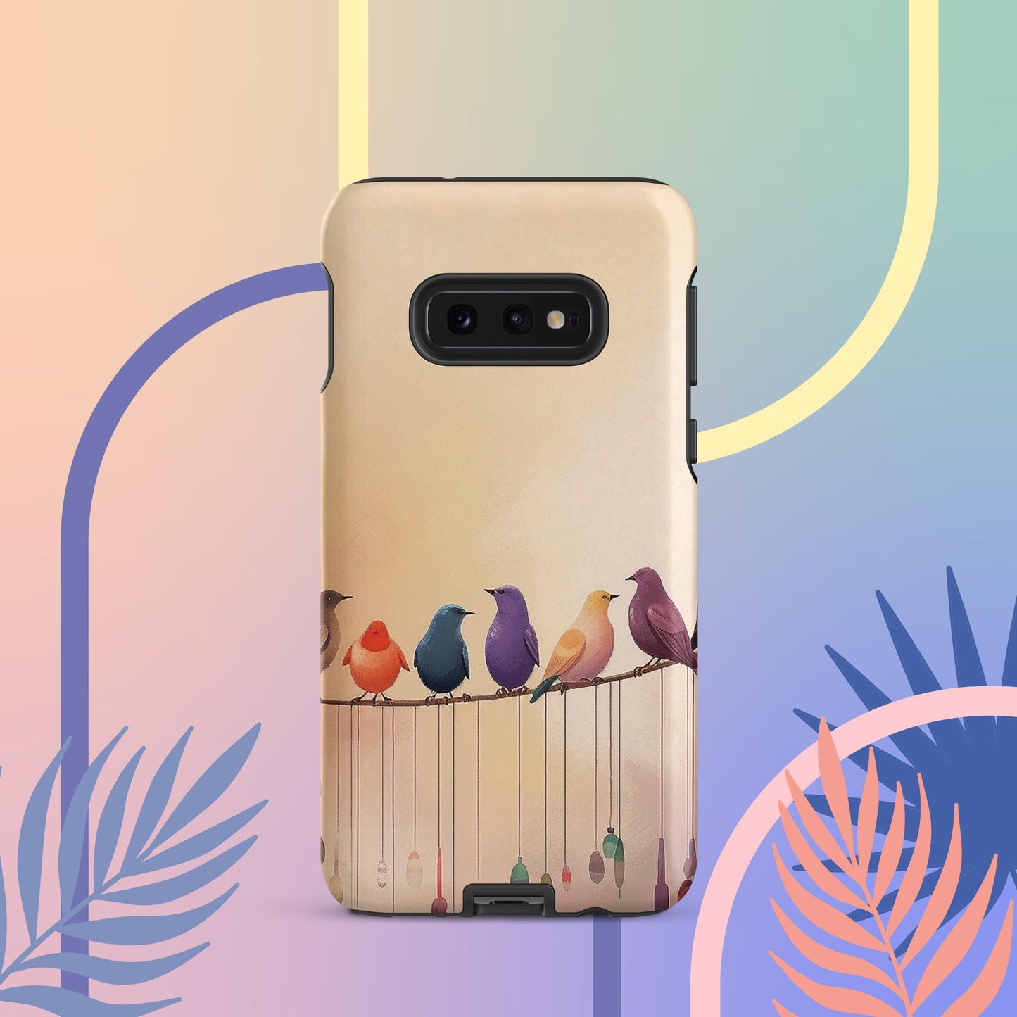 Cute Bird Art Tough case for Samsung®