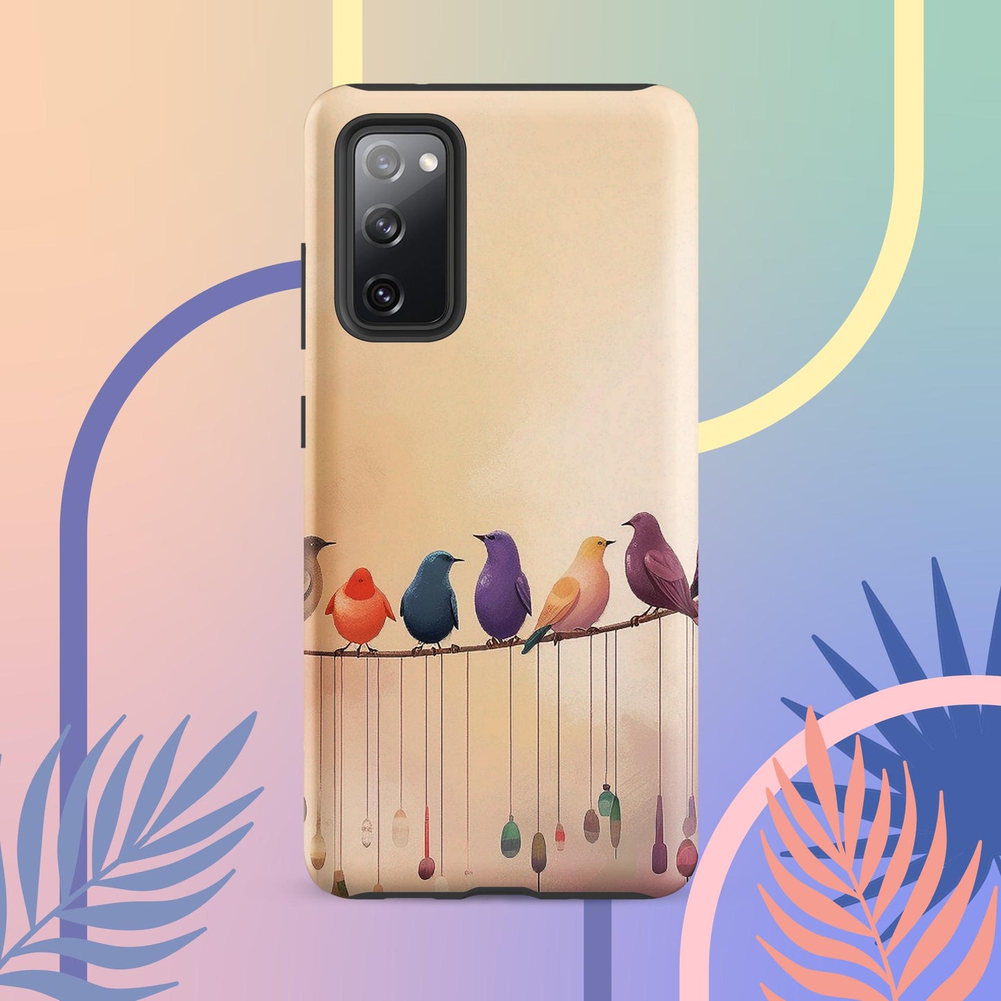 Cute Bird Art Tough case for Samsung®